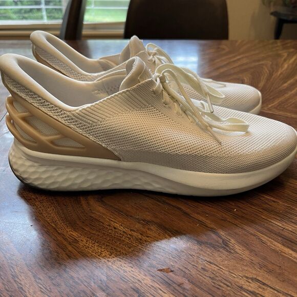 Kizik Athens Womens Size 11 White Cream Athletic Running Walking Shoes Sneakers - Picture 3 of 7